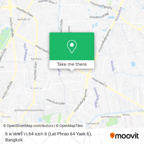6 ลาดพร้าว 64 แยก 6 (Lat Phrao 64 Yaek 6) map