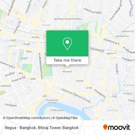 Regus - Bangkok, Bhiraj Tower map