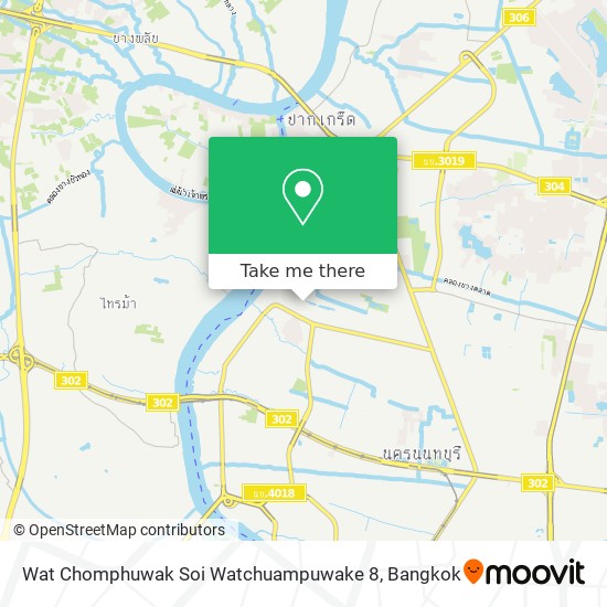 Wat Chomphuwak Soi Watchuampuwake 8 map