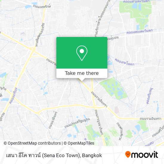 เสนา อีโค ทาวน์ (Sena Eco Town) map