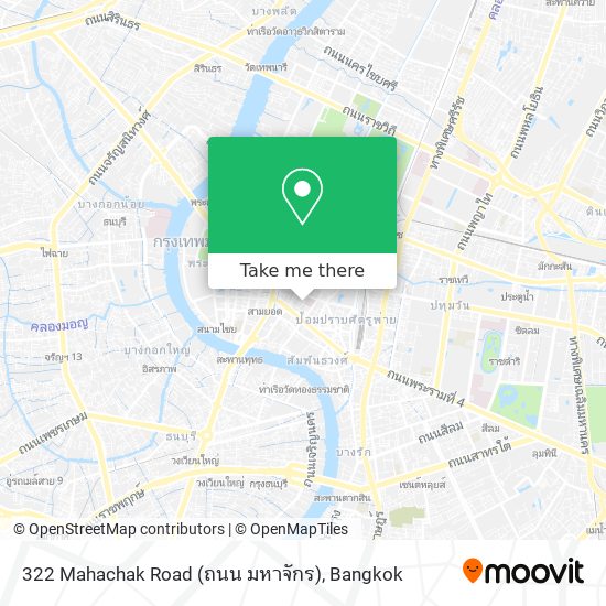 322 Mahachak Road (ถนน มหาจักร) map