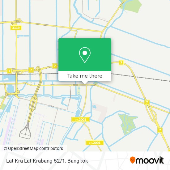 Lat Kra Lat Krabang 52/1 map