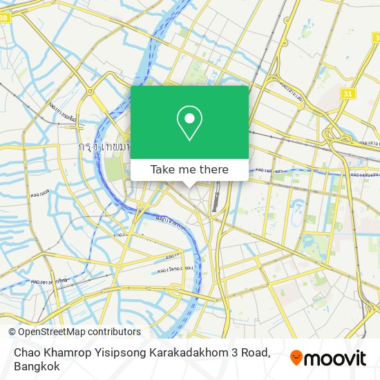 Chao Khamrop Yisipsong Karakadakhom 3 Road map