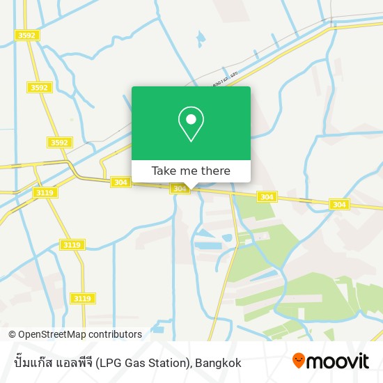ปั๊มแก๊ส แอลพีจี (LPG Gas Station) map