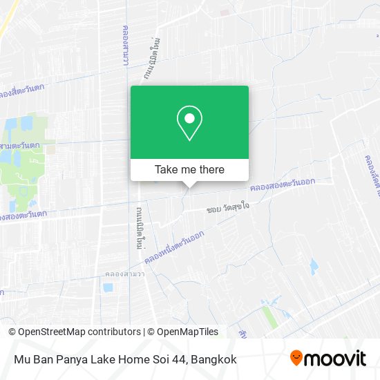 Mu Ban Panya Lake Home Soi 44 map