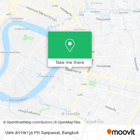 ปตท.สรรพาวุธ  Ptt Sanpawat map