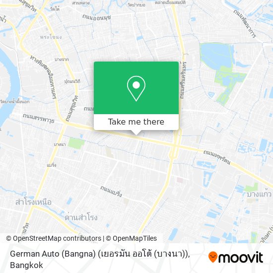 German Auto (Bangna) (เยอรมัน ออโต้ (บางนา)) map