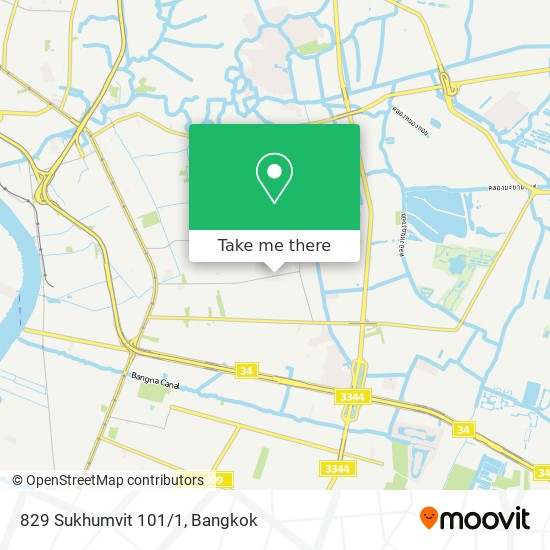 829 Sukhumvit 101/1 map