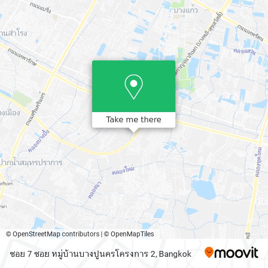 ซอย 7 ซอย หมู่บ้านบางปูนครโครงการ 2 map