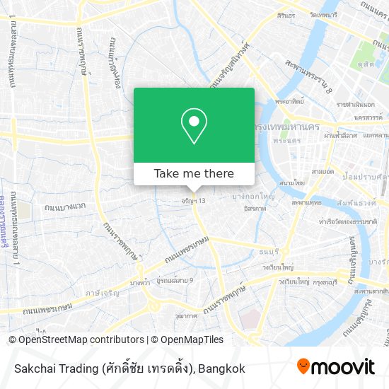 Sakchai Trading (ศักดิ์ชัย เทรดดิ้ง) map