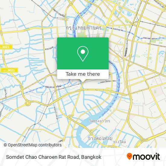 Somdet Chao Charoen Rat Road map