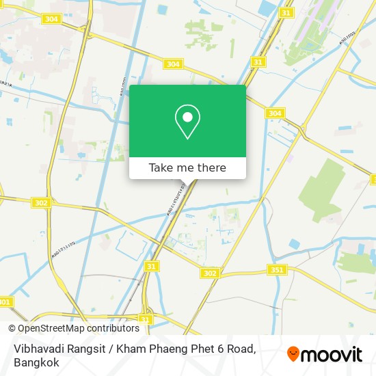 Vibhavadi Rangsit / Kham Phaeng Phet 6 Road map