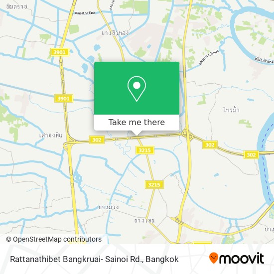 Rattanathibet Bangkruai- Sainoi Rd. map
