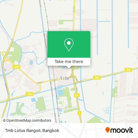 Tmb Lotus Rangsit map