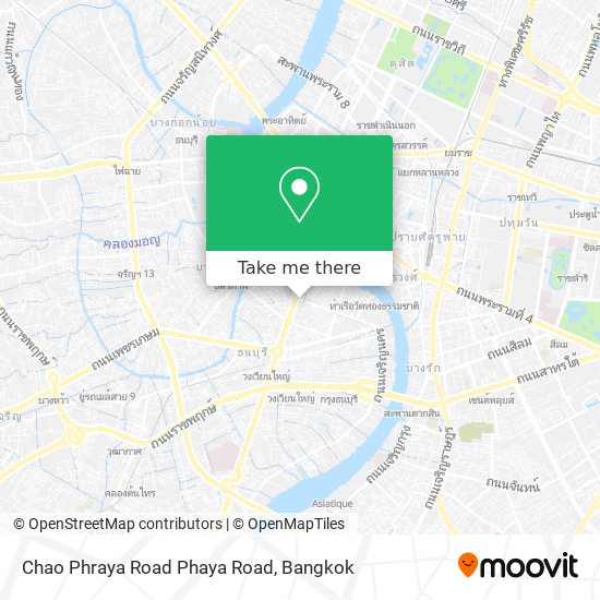 Chao Phraya Road Phaya Road map