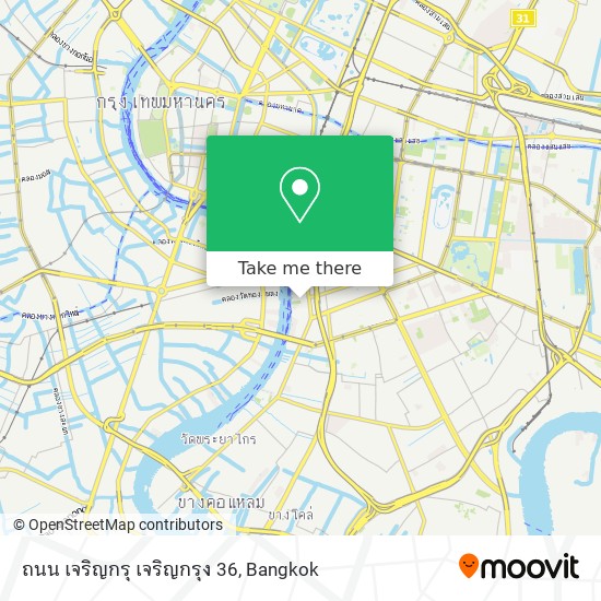 ถนน เจริญกรุ เจริญกรุง 36 map