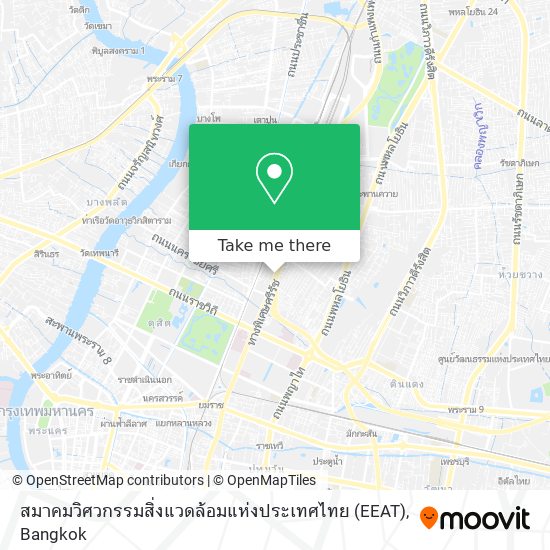 สมาคมวิศวกรรมสิ่งแวดล้อมแห่งประเทศไทย (EEAT) map