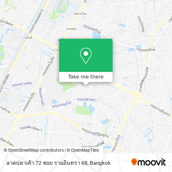 ลาดปลาเค้า 72 ซอย รามอินทรา 68 map