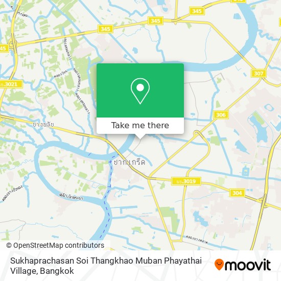 Sukhaprachasan Soi Thangkhao Muban Phayathai Village map