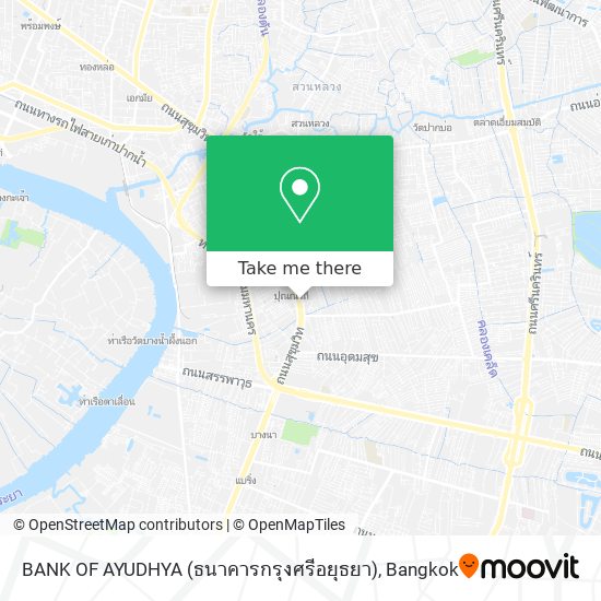 BANK OF AYUDHYA (ธนาคารกรุงศรีอยุธยา) map