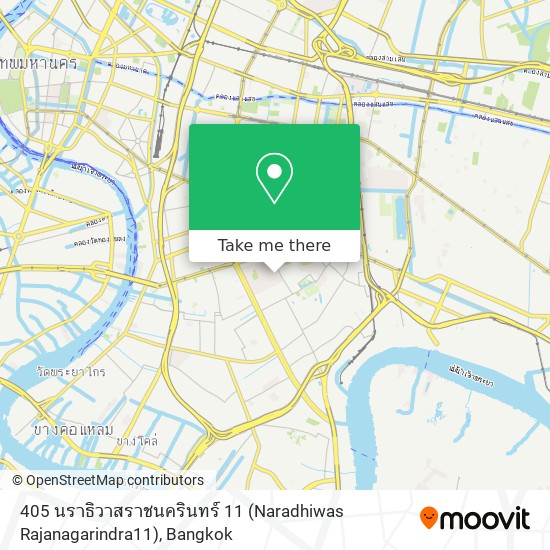 405 นราธิวาสราชนครินทร์ 11 (Naradhiwas Rajanagarindra11) map