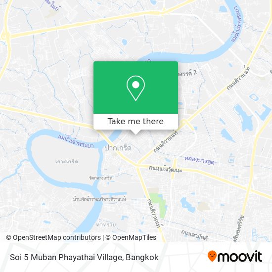 Soi 5 Muban Phayathai Village map