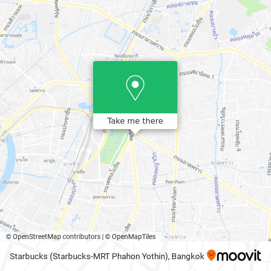 Starbucks (Starbucks-MRT Phahon Yothin) map
