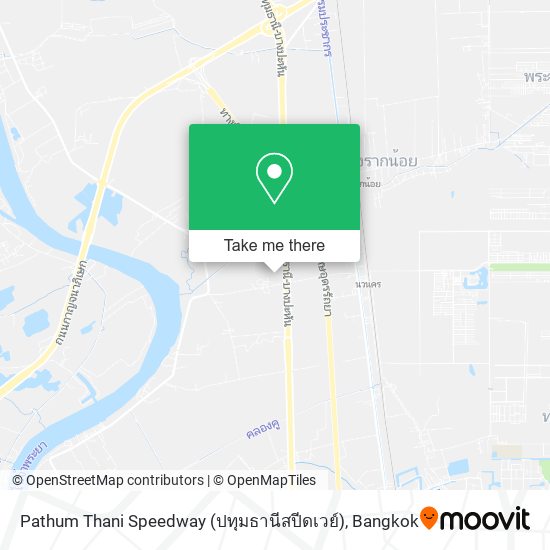 Pathum Thani Speedway (ปทุมธานีสปีดเวย์) map