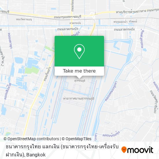 ธนาคารกรุงไทย แลกเงิน (ธนาคารกรุงไทย-เครื่องรับฝากเงิน) map