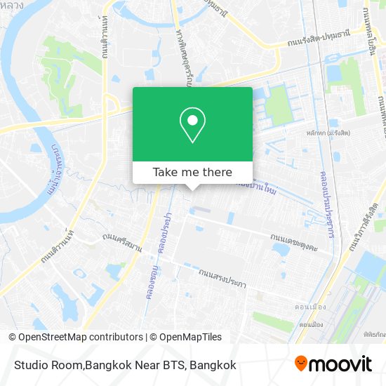 Studio Room,Bangkok Near BTS map