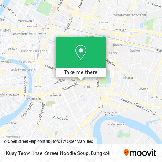 Kuay Teow Khae -Street Noodle Soup map