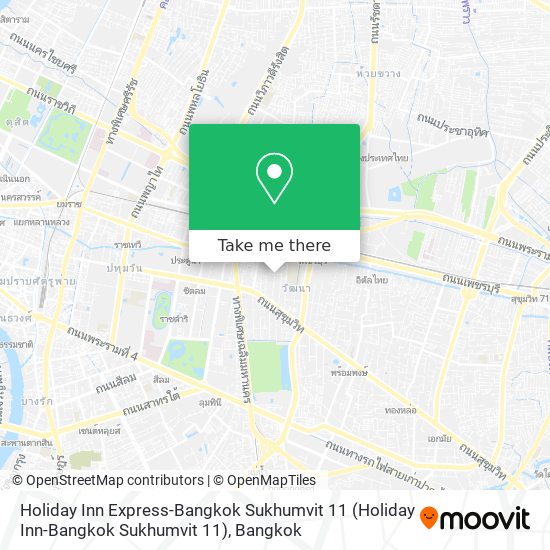 How To Get To Holiday Inn Express Bangkok Sukhumvit 11 In ว ฒนา By Bus Or Metro Moovit