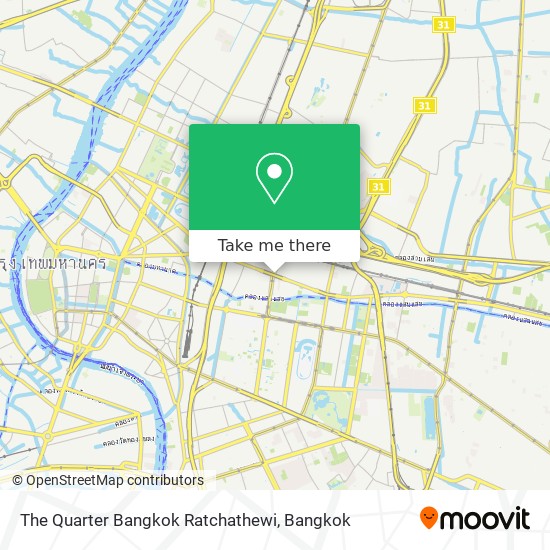 The Quarter Bangkok Ratchathewi map