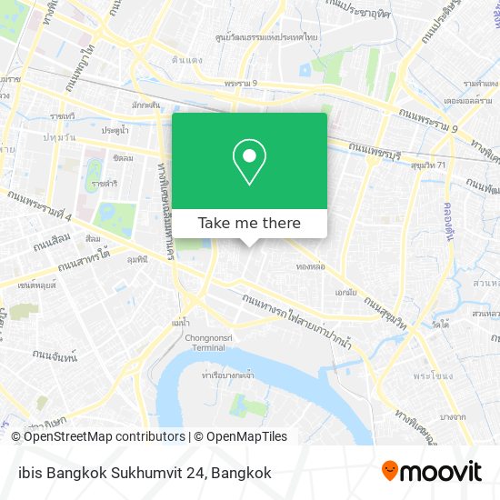 ibis Bangkok Sukhumvit 24 map