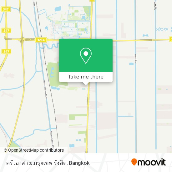 ครัวอาสา ม.กรุงเทพ รังสิต map