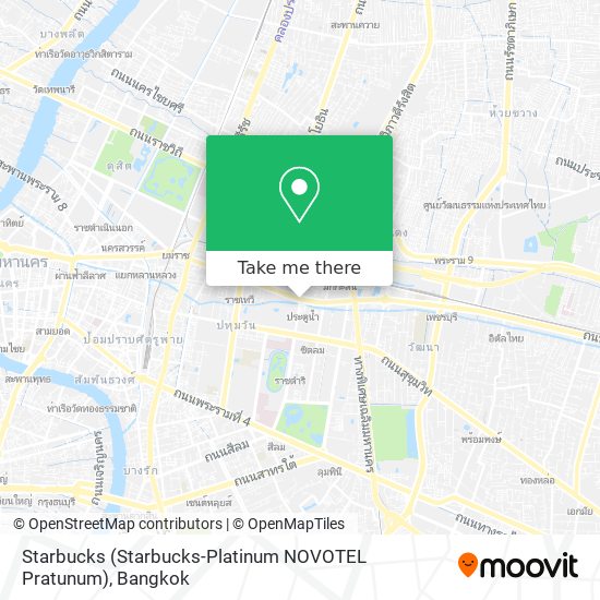 Starbucks (Starbucks-Platinum NOVOTEL Pratunum) map