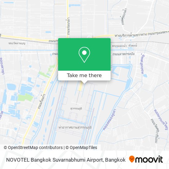 NOVOTEL Bangkok Suvarnabhumi Airport map