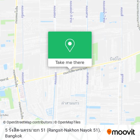 5 รังสิต-นครนายก 51 (Rangsit-Nakhon Nayok 51) map