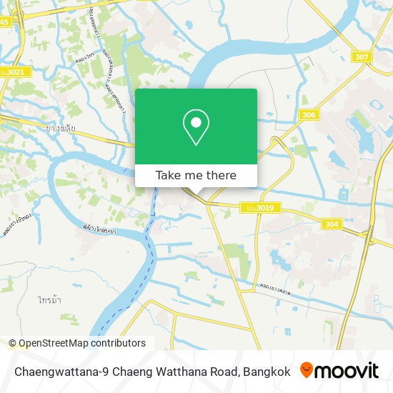 Chaengwattana-9 Chaeng Watthana Road map