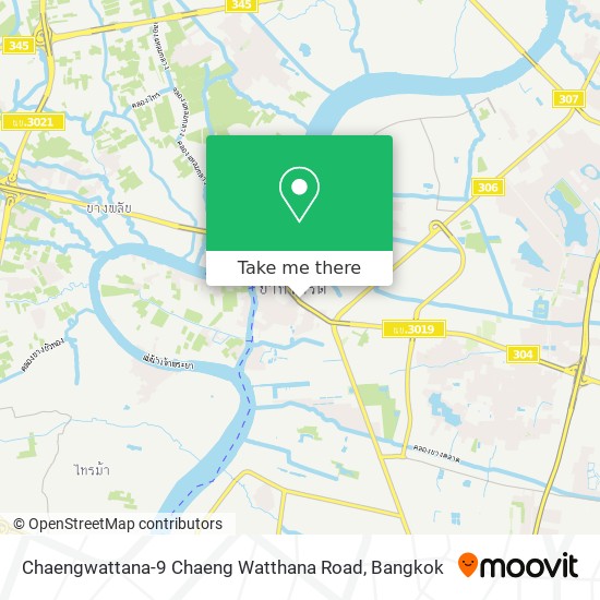 Chaengwattana-9 Chaeng Watthana Road map