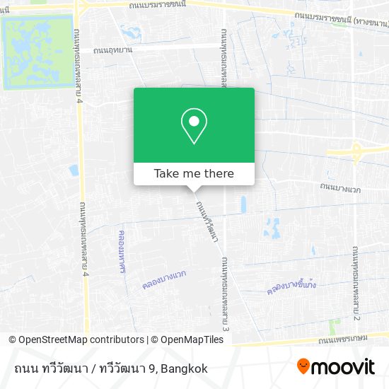 ถนน ทวีวัฒนา / ทวีวัฒนา 9 map