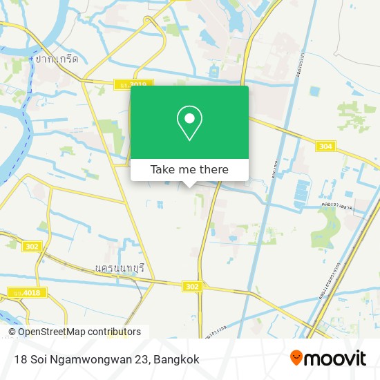 18 Soi Ngamwongwan 23 map