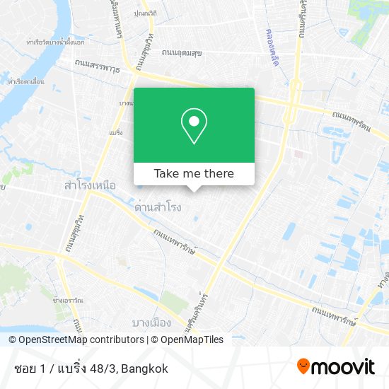 ซอย 1 / แบริ่ง 48/3 map