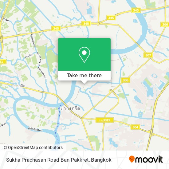 Sukha Prachasan Road Ban Pakkret map