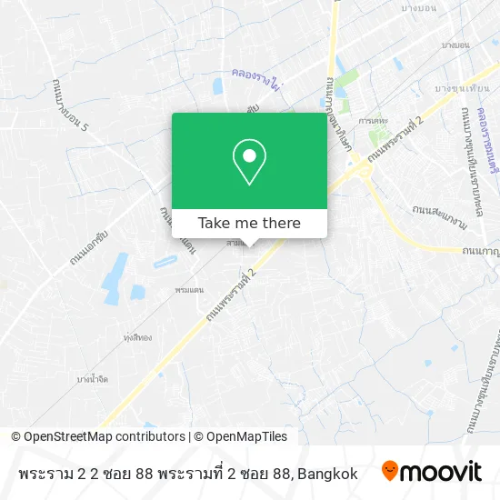 พระราม 2 2 ซอย 88 พระรามที่ 2 ซอย 88 map