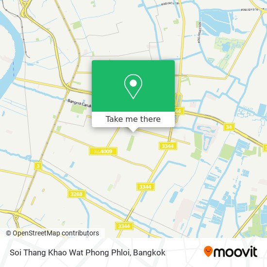 Soi Thang Khao Wat Phong Phloi map