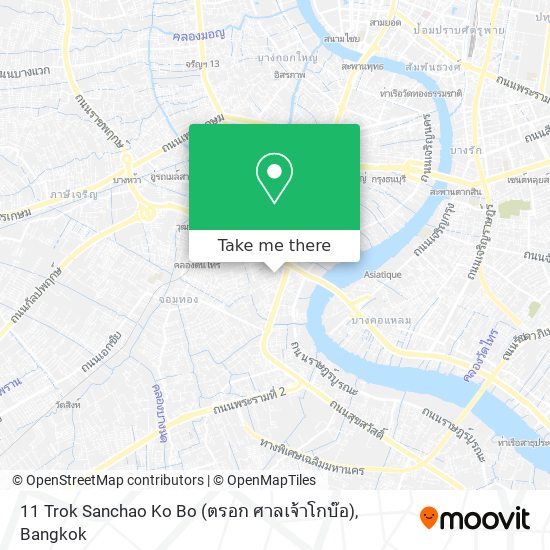 11 Trok Sanchao Ko Bo (ตรอก ศาลเจ้าโกบ๊อ) map