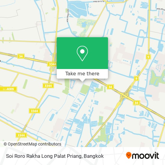 Soi Roro Rakha Long Palat Priang map