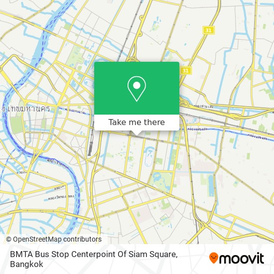 BMTA Bus Stop Centerpoint Of Siam Square map