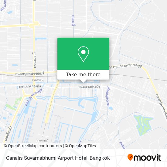 Canalis Suvarnabhumi Airport Hotel map